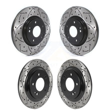 Load image into Gallery viewer, Front Rear Drilled Slot Brake Rotor Kit For Kia Optima Hyundai Sonata Elantra GT