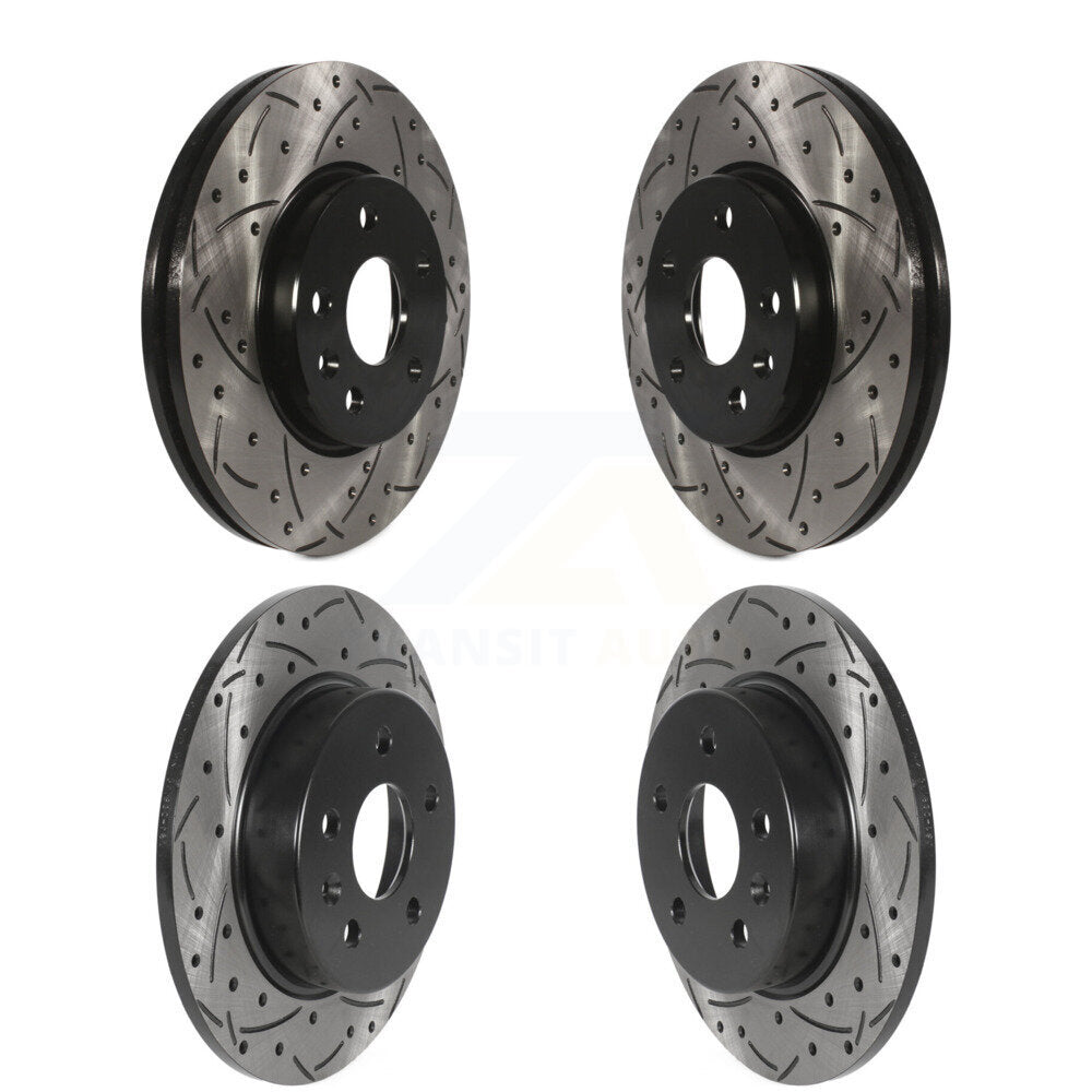 thumbnail image 2 of Detroit Axle Brake Rotors Kit – Front & Rear For 2016-2022 Chevy Bolt EV, Cruze, Volt – 4pc Set 2 of 5
