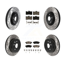 Load image into Gallery viewer, Front Rear Brake Rotor &amp; Ceramic Pad Kit (6Pc) For Lexus GS350 IS300 IS350 RC350