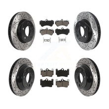 Charger l'image dans la galerie, Front Rear Disc Brake Rotor Ceramic Pad Kit (6Pc) For Porsche Cayenne Volkswagen