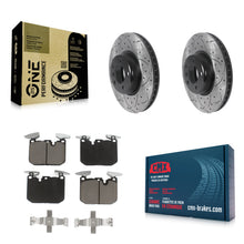Load image into Gallery viewer, Front Drill Slot Brake Rotors Ceramic Pad Kit For BMW 328i 428i 330i xDrive 335i