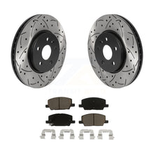 Load image into Gallery viewer, Front Drilled Slot Brake Rotor &amp; Ceramic Pad Kit For Chevrolet Trax Buick Encore