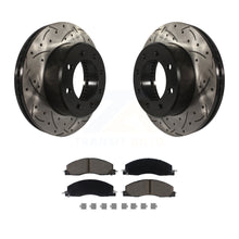 Load image into Gallery viewer, Front Drilled Slot Disc Brake Rotor Ceramic Pad Kit For Ram 2500 3500 1500 Dodge