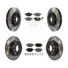 Charger l'image dans la galerie, Front Rear Drill Slot Brake Rotors Ceramic Pad Kit For 13 Volkswagen Beetle 2.5L