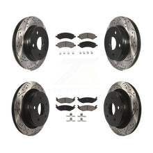 Charger l'image dans la galerie, Front Rear Drilled Slot Brake Rotor &amp; Ceramic Pad Kit For Ram 1500 Dodge Classic