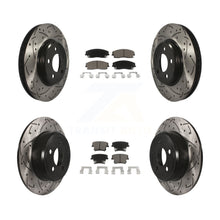 Charger l'image dans la galerie, Front Rear Drill Slot Brake Rotor Ceramic Pad Kit For Dodge Charger Chrysler 300