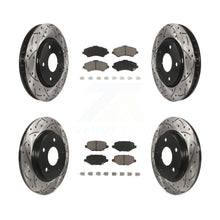 Load image into Gallery viewer, Front Rear Drill Slot Brake Rotor Ceramic Pad Kit For Dodge Grand Caravan Town &amp;