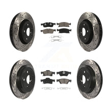 Load image into Gallery viewer, Front Rear Drilled Slot Brake Rotor Ceramic Pad Kit For Dodge Durango Jeep Grand