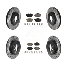 Charger l'image dans la galerie, Front Rear Drilled Slot Brake Rotor &amp; Ceramic Pad Kit For Mini Cooper Countryman