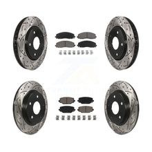 Load image into Gallery viewer, Front Rear Drilled Slot Disc Brake Rotor Ceramic Pad Kit For Dodge Grand Caravan