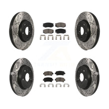 Load image into Gallery viewer, Front Rear Drilled Slot Brake Rotors Ceramic Pad Kit For Chevrolet Malibu Impala