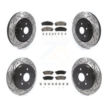 Charger l'image dans la galerie, Front Rear Drilled Slot Brake Rotors Ceramic Pad Kit For Toyota Camry Avalon TRD