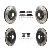 Load image into Gallery viewer, Front Rear Drill Slot Brake Rotor Ceramic Pad Kit For Toyota Corolla Matrix Vibe