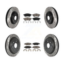Charger l'image dans la galerie, Front Rear Drilled Slot Brake Rotor &amp; Ceramic Pad Kit For Cadillac SRX Saab 9-4X