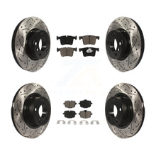 Load image into Gallery viewer, [Front+Rear] 2012 BMW X3 From 10 11 Performance Drilled &amp; Slotted Brake Rotor &amp; Ceramic Pads Kit For Max Braking