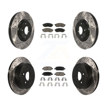 Load image into Gallery viewer, Front Rear Drill Slot Brake Rotor Ceramic Pad Kit For Nissan Murano INFINITI M37
