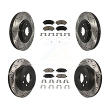 Charger l'image dans la galerie, Front Rear Drill Slot Brake Rotor Ceramic Pad Kit For 14-17 Nissan Juke Nismo RS