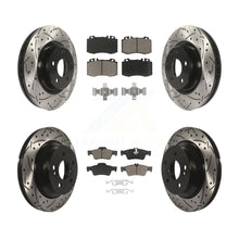Load image into Gallery viewer, Front Rear Drill Slot Brake Rotors Ceramic Pad Kit For Mercedes-Benz CLS550 E550