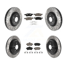 Charger l'image dans la galerie, Front Rear Drill Slot Brake Rotor Ceramic Pad Kit For Mercedes-Benz ML350 GLE350
