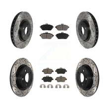 Load image into Gallery viewer, Front Rear Drill Slot Brake Rotors Ceramic Pad Kit For Mercedes-Benz GLA250 QX30