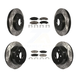 Kit de plaquettes en céramique pour Rotor de frein, fente avant et arrière, pour Chevrolet Tahoe GMC 1500 