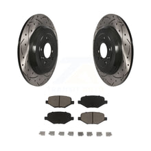 Load image into Gallery viewer, Rear Drilled Slot Brake Rotor Ceramic Pad Kit For Ford Explorer Edge Taurus Flex