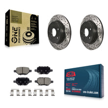 Load image into Gallery viewer, Rear Drill Slot Disc Brake Rotor Ceramic Pad Kit For Buick Encore Chevrolet Trax