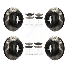 Charger l'image dans la galerie, Front Rear Drill Slot Brake Rotor Ceramic Pad Kit For International IC TerraStar