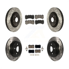 Charger l'image dans la galerie, Front Rear Drilled Slot Brake Rotor Ceramic Pad Kit For Jeep Grand Cherokee 6.4L