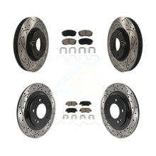 Load image into Gallery viewer, Front Rear Coat Drill Slot Disc Brake Rotor Ceramic Pad Kit For 2019 Kia Soul EV