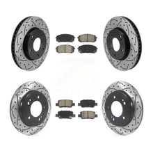 Load image into Gallery viewer, Front Rear Coat Drill Slot Disc Brake Rotors Ceramic Pad Kit For Hyundai Elantra
