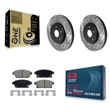 Load image into Gallery viewer, Front Drilled Slot Brake Rotor &amp; Ceramic Pad Kit For Chevrolet Trax Buick Encore