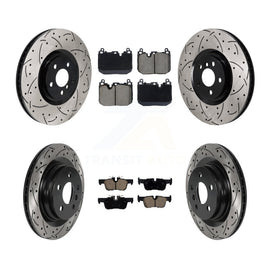 Front Rear Disc Brake Rotor And Ceramic Pad Kit (6Pc) For Mini Cooper Countryman