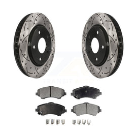Kit de plaquettes en céramique pour Rotors de frein à fente avant, pour Dodge Grand Caravan Chrysler & 