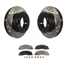 Load image into Gallery viewer, Front Drilled Slot Disc Brake Rotor Ceramic Pad Kit For Ram 2500 3500 1500 Dodge