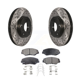 Kit de plaquettes en céramique pour Rotors de frein à fente avant, pour Honda Accord Civic Element Fit 