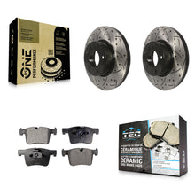 Load image into Gallery viewer, Front Drill Slot Brake Rotors Ceramic Pad Kit For BMW 328i xDrive 320i 330i 428i