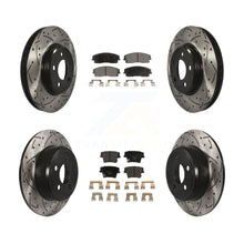 Charger l'image dans la galerie, Front Rear Drill Slot Brake Rotor Ceramic Pad Kit For Dodge Charger Chrysler 300