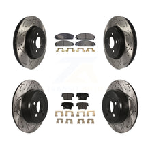 Load image into Gallery viewer, Front Rear Drill Slot Brake Rotor Ceramic Pad Kit For Chrysler 300 AWD with 3.5L