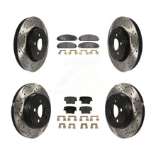 Charger l'image dans la galerie, Front Rear Drill Slot Brake Rotor Ceramic Pad Kit For Dodge Charger Chrysler 300