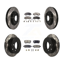 Charger l'image dans la galerie, Front Rear Drill Slot Brake Rotor Ceramic Pad Kit For Jeep Patriot Dodge Compass