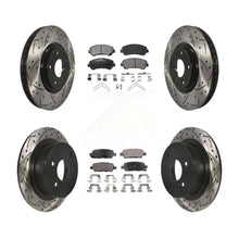 Charger l'image dans la galerie, Front Rear Drill Slot Brake Rotors Ceramic Pad Kit For Nissan Sentra SE-R Spec V