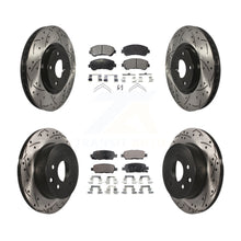 Load image into Gallery viewer, Front Rear Drill Slot Brake Rotor Ceramic Pad Kit For 14-17 Nissan Juke Nismo RS