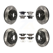Load image into Gallery viewer, Front Rear Drill Slot Brake Rotors Ceramic Pad Kit For BMW 328i xDrive 320i 330i