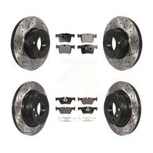 Load image into Gallery viewer, Front Rear Drilled Slot Brake Rotors Ceramic Pad Kit For BMW 328i 320i 428i 228i