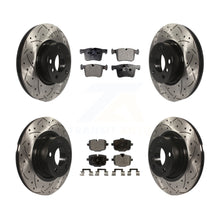 Load image into Gallery viewer, [Front+Rear] 2012 BMW X3 From 10 11 Performance Drilled &amp; Slotted Brake Rotor &amp; Ceramic Pads Kit For Max Braking