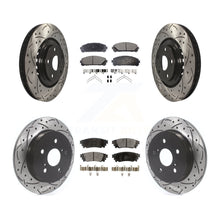 Charger l'image dans la galerie, Front Rear Drill Slot Brake Rotors Ceramic Pad Kit For Lexus NX200t NX300 NX300h