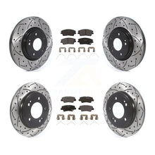 Load image into Gallery viewer, Front Rear Drill Slot Brake Rotor Ceramic Pad Kit For 17-20 Hyundai Elantra 1.6L