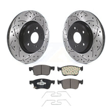 Load image into Gallery viewer, Front Drilled Slot Disc Brake Rotor Ceramic Pad Kit For Honda Accord Acura Civic