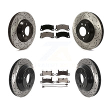 Load image into Gallery viewer, Front Rear Disc Brake Rotors And Ceramic Pads Kit (6Pc) For Porsche Cayenne